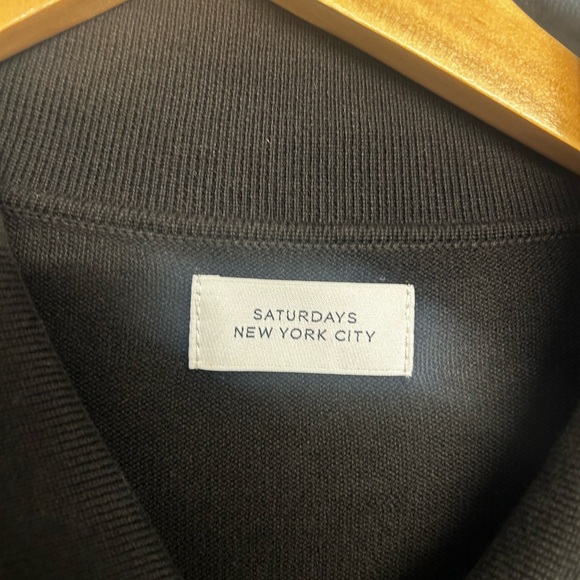 Saturdays NYC Knit Polo - Picture 2 of 2
